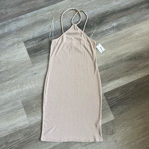 NWT Charlotte Russe ribbed high neck dress